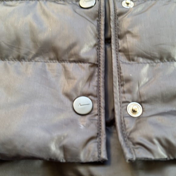 Nike Women AeroLoft short sleeve Jacket Black size Large puffer - Picture 6 of 16